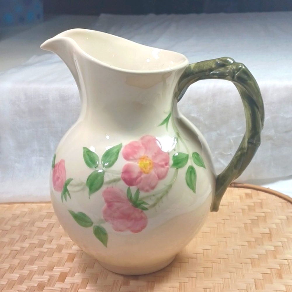 Franciscan Desert Rose Made 8n Portugal MiroSafe Oven Safe  Vintage  9  Pitcher